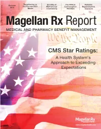 CMS Star Ratings: a Health System’S Approach to Exceeding Expectations