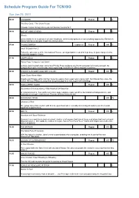 Program Guide Report