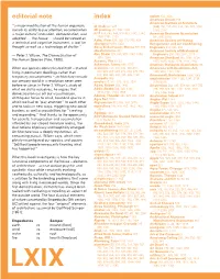 Table of Contents