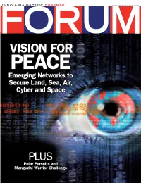 VISION for PEACE Emerging Networks to Secure Land, Sea, Air, Cyber and Space