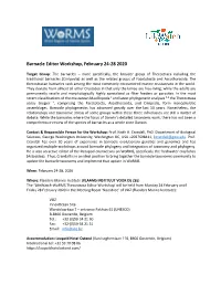 Barnacle Editor Workshop, February 24-28 2020