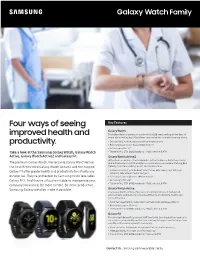 Four Ways of Seeing Improved Health and Productivity