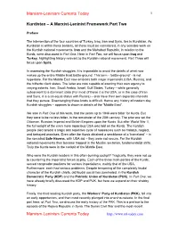 A Marxist-Leninist Framework Part Two