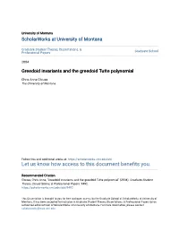 C Matroid Invariants and Greedoid Invariants 95
