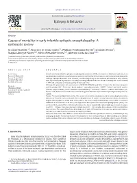 Causes of Mortality in Early Infantile Epileptic Encephalopathy: a Systematic Review