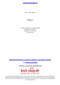 Jelinek-Handbuch