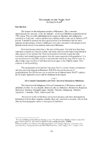 Lumads-Our-People-Too.Pdf