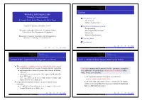 Modeling Subcategorization Through Co-Occurrence Outline