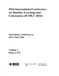 2016 International Conference on Machine Learning and Cybernetics (ICMLC 2016)