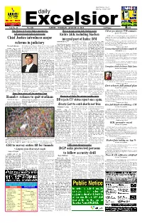 Chief Justice Introduces Major Reforms in Judiciary