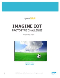 Imagine Iot Prototype Challenge