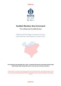 Scottish Borders Area Command the Lothians and Scottish Borders