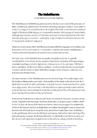 The Mahabharata an Introduction, by Naomi Appleton