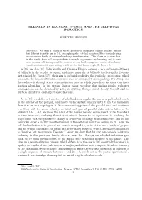 BILLIARDS in REGULAR 2N-GONS and the SELF-DUAL INDUCTION