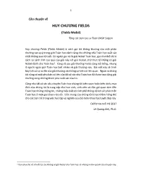 HUY CHƯƠNG FIELDS (Fields Medal) Tặng Các Bạn Cựu Sv Toán ĐHSP Saigon