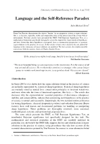 Language and the Self-Reference Paradox