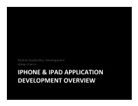 MAD Week 1 Ios Intro.Pptx