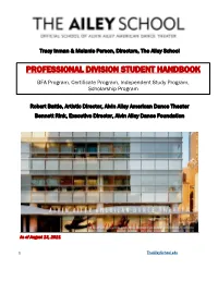 PD Student Handbook 2021-22