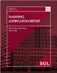 Planning Justification Report