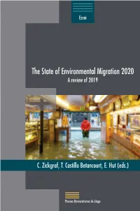The State of Environmental Migration 2020