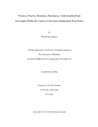Understanding Food Sovereignty Within the Context of Skownan