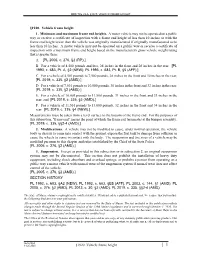 §1920. Vehicle Frame Height §1920. Vehicle Frame