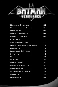 BATMAN PC UK MANUAL 12/7/02 2:48 Pm Page 1