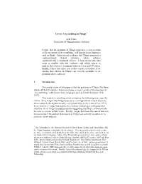 Covert A-Scrambling in Tlingit 1 Seth Cable University of Massachusetts