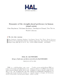 Dynamics of the Straight-Ahead Preference in Human Visual Cortex Olena Bogdanova, Volodymyr Bogdanov, Jean-Baptiste Durand, Yves Trotter, Benoit Cottereau