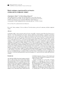 Biotic Resistance Experienced by an Invasive Crustacean in a Temperate Estuary