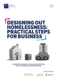 Designing out Homelessness: Practical Steps for Business 2019