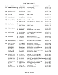 Capitol Office Assignments
