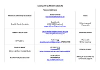 Locality Support Groups