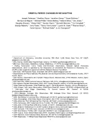 Orbital Period Changes in Wz Sagittae