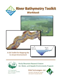 River Bathymetry Toolkit (RBT)