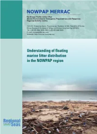 Understanding of Floating Marine Litter Distribution in the NOWPAP Region