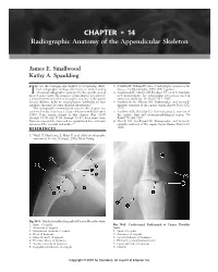 CHAPTER • 14 Radiographic Anatomy of the Appendicular Skeleton