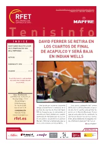 David Ferrer Se Retira En Los Cuartos De Final De