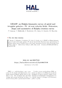 GHASP: an Halpha Kinematic Survey of Spiral and Irregular Galaxies - IV