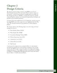 Stormwater Manual Volume 2 Chapter 2: Design Criteria