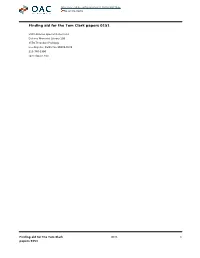 Tom Clark Papers 0151
