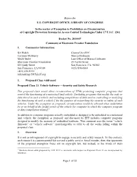 1201 Eff Reply Comments Class