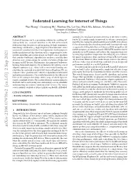 A Federated Learning Framework for On-Device Anomaly Data Detection