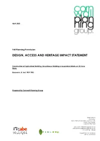 Design, Access and Heritage Impact Statement