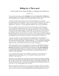 Levi Leipheimer Feature 1-09