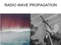 Radio Wave Propagation References