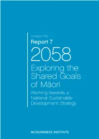 Report 7 – Exploring the Shared Goals Of