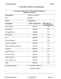 9 - Directory of Officers and Employees