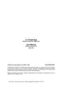 Dcs Vivaldi App Manual V2 0X Page 2 English Version Dcs Vivaldi App User Manual Software Issue 2.0.X April 2016