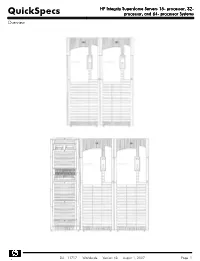HP Integrity Superdome Servers 16- Processor, 32- Processor, and 64